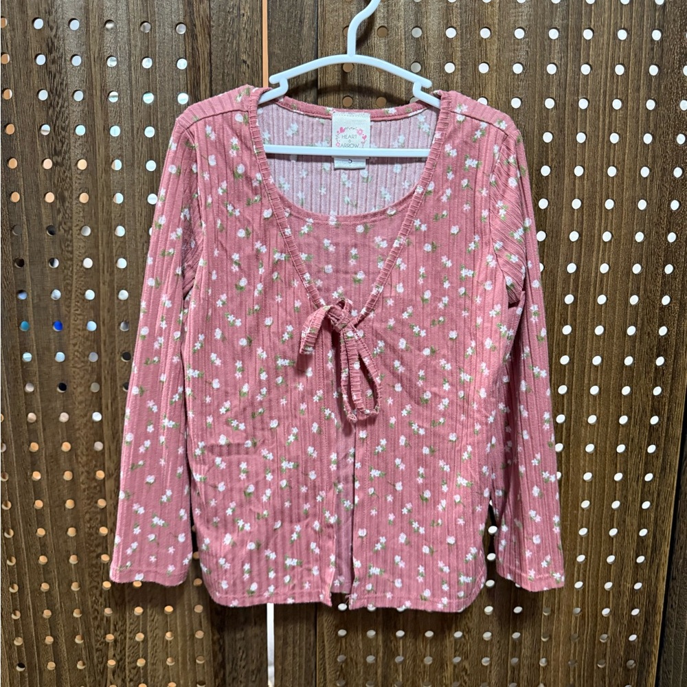 Floral Pink Top